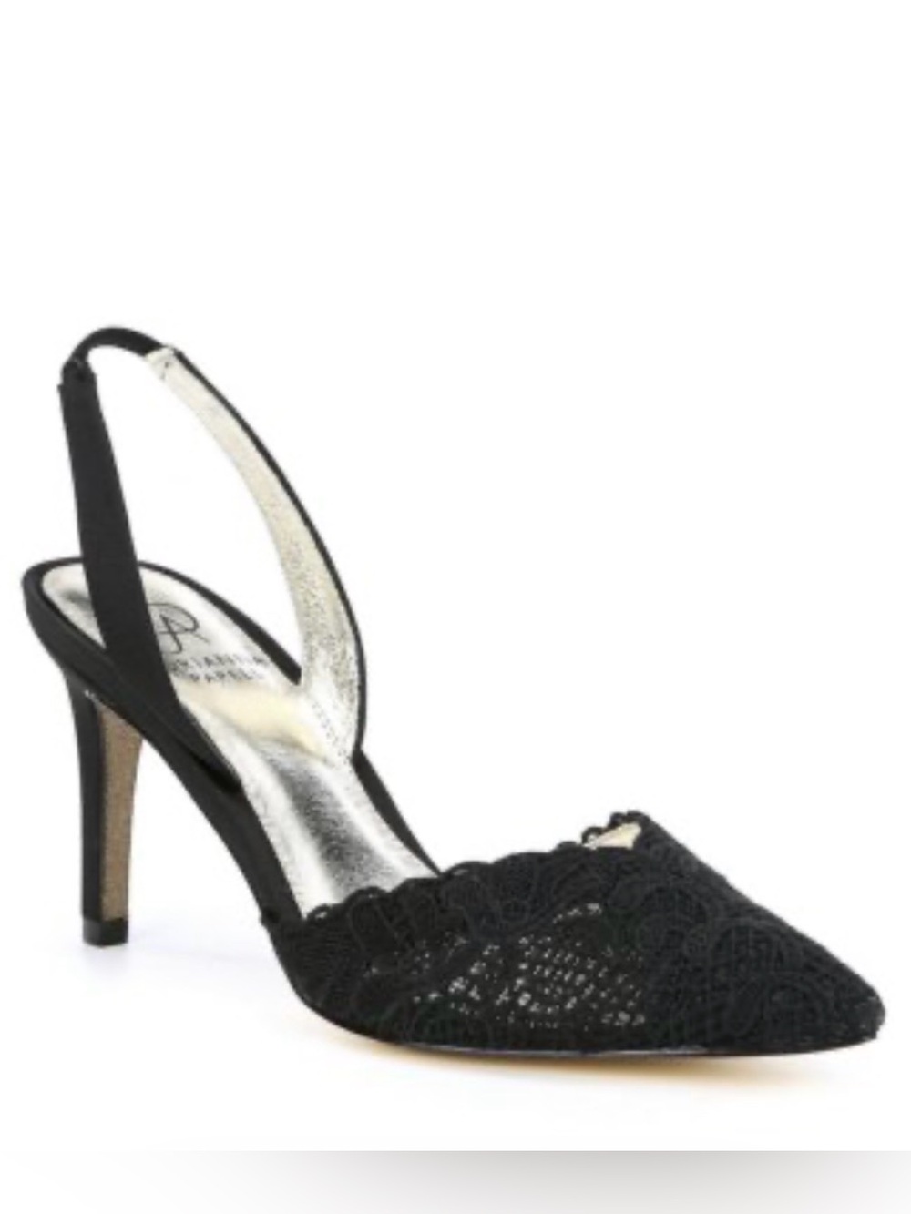 Adrianna Papell Women's Hallie Pump, Black Attalie Lace